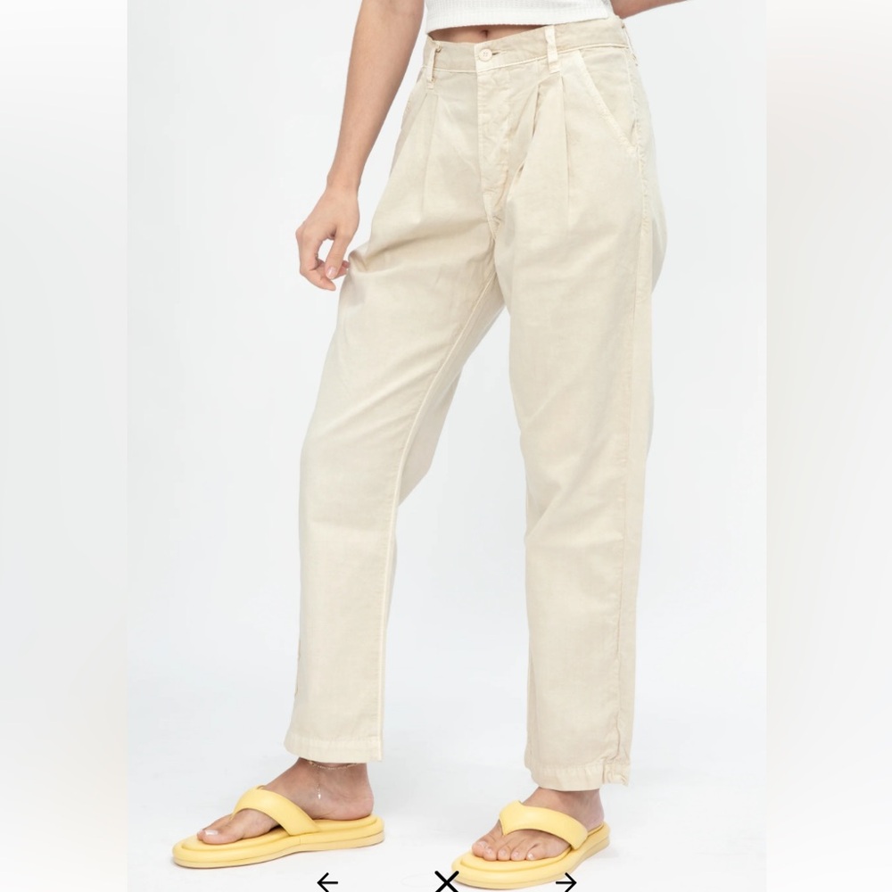 NSF pleated cotton Hayden pants size 25, EUC